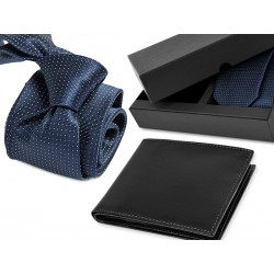 TIE CE006 + LEATHER WALLET
